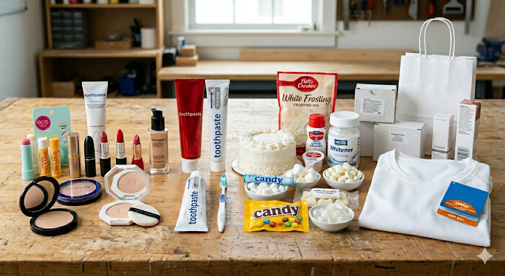 Everyday household items that can contain nano zinc oxide and nano titanium dioxide